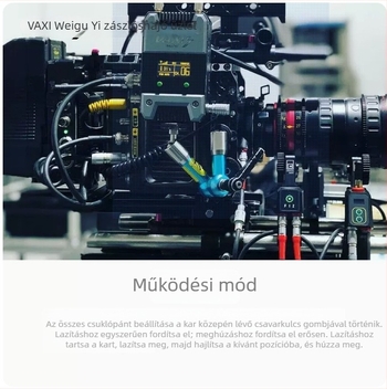 Weigu furcsa monitorkar LED tartóval, 7–11 hüvelyk, univerzális kar