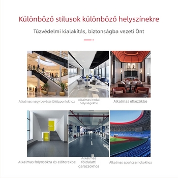 LED kijárati vészvilágítás evakuációs jelzővel, folyosókhoz és alagutakhoz