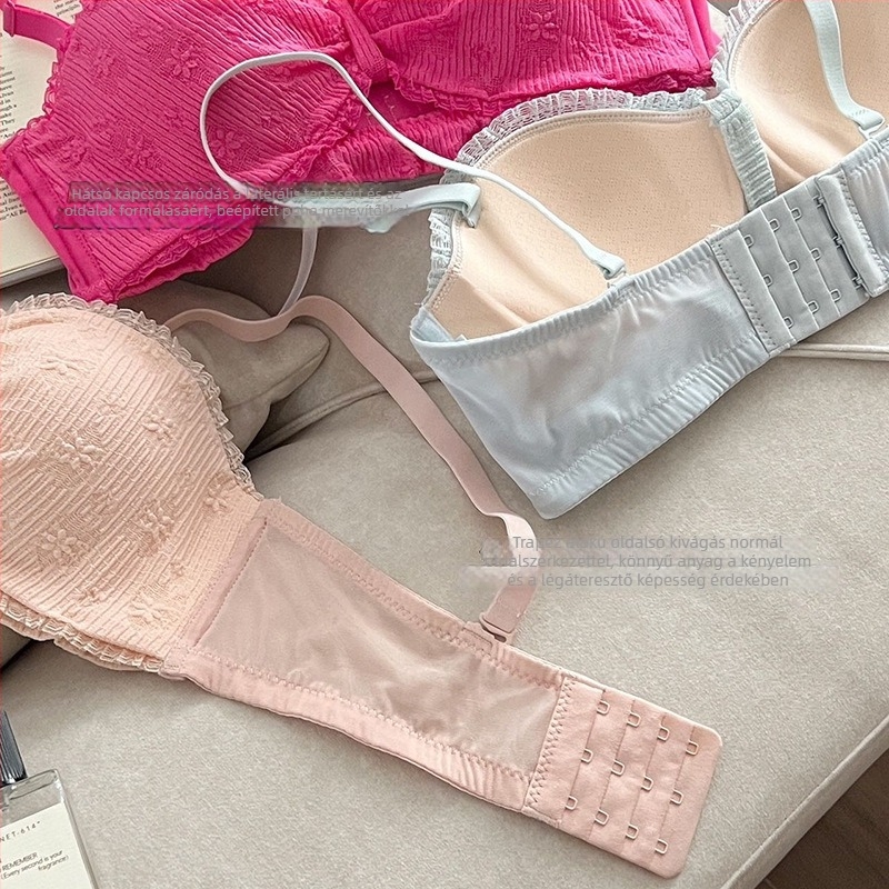 Kis méretű pánt nélküli melltartó, gyűrődésmentes, csúszásmentes, 3/4 kosár, nylon anyag, kényelmes tartás
