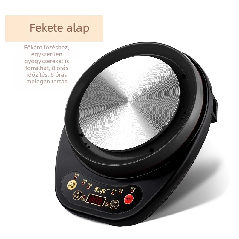 Automata többfunkciós elektromos decoctáló fazék, szétválasztható kerámia gyógyszeres edénnyel és külön alapzattal