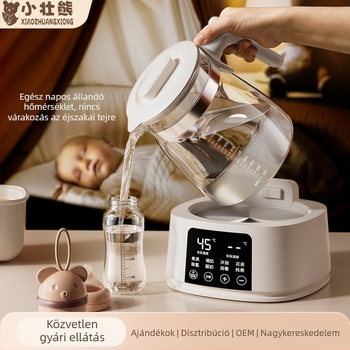 Little Bear Teljes üvegből készült egészségügyi kanna automatikus tejkészítéssel és hőmérséklet-szabályozással
