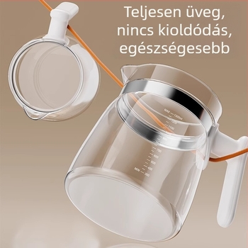 Little Bear Teljes üvegből készült egészségügyi kanna automatikus tejkészítéssel és hőmérséklet-szabályozással