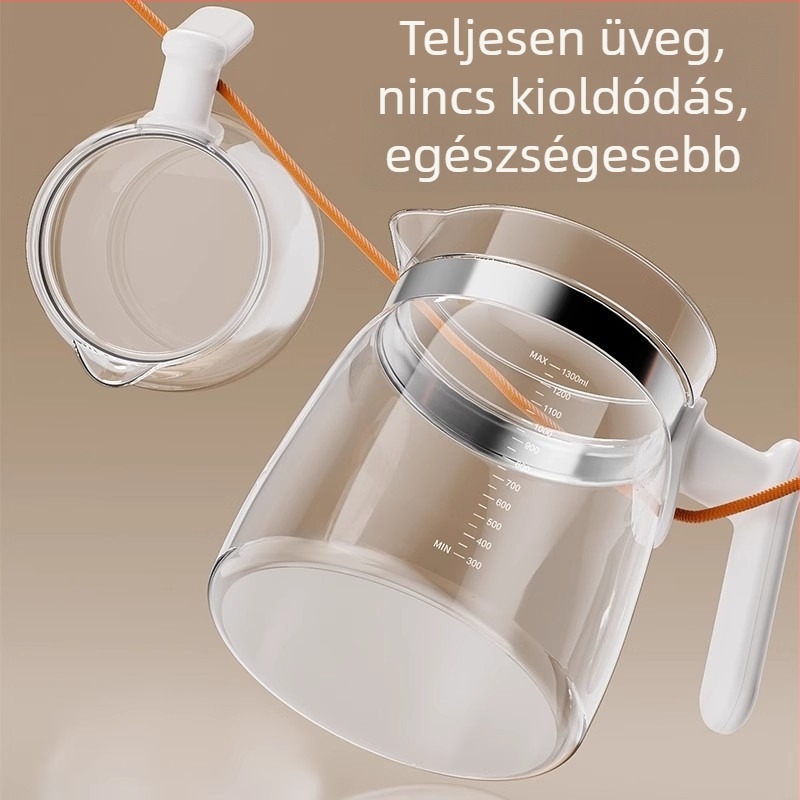 Little Bear Teljes üvegből készült egészségügyi kanna automatikus tejkészítéssel és hőmérséklet-szabályozással