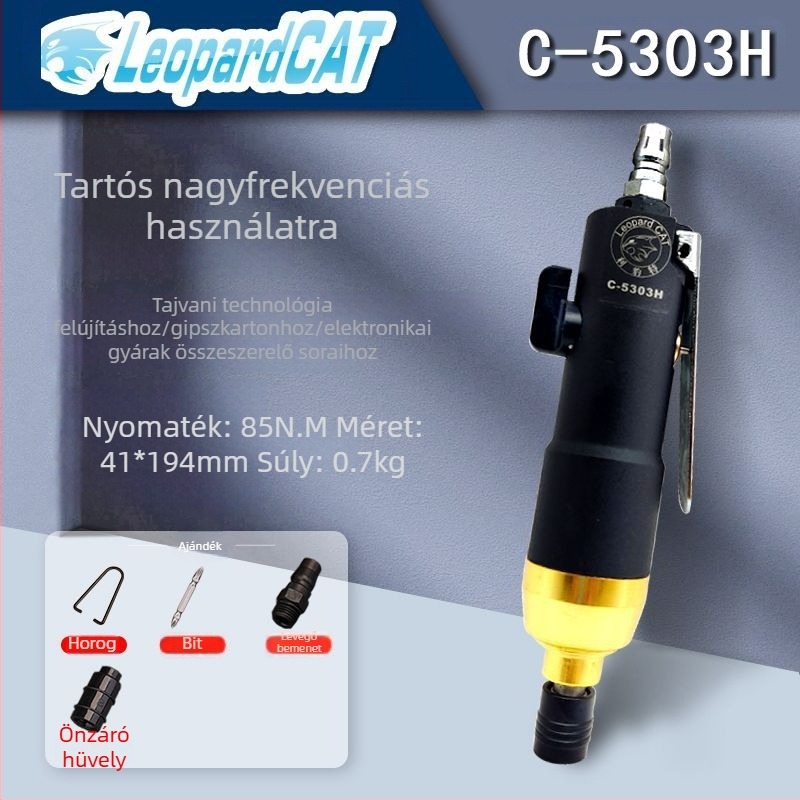 Diamond pneumatikus csavarhúzó, nagy nyomatékkal, ipari minőség, modellek 5H–16H (5301, 5303)