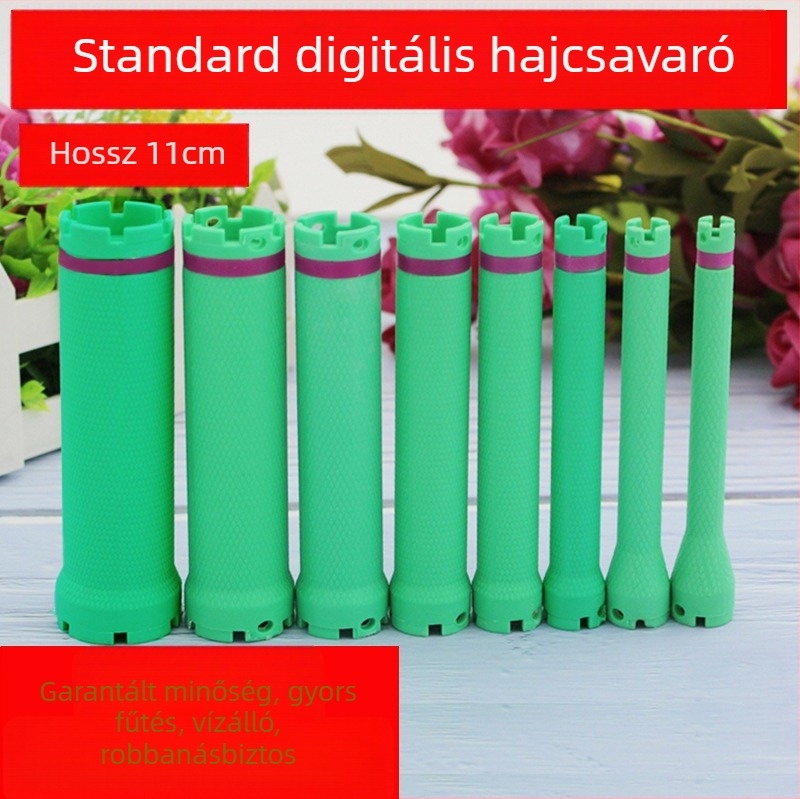 24V/220V digitális göndörítő rúd a hajápoláshoz, vízálló és robbanásbiztos, 11 cm hosszú