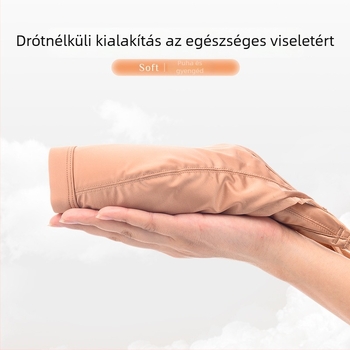 Mulberry selyemmel és francia szaténnal készült melltartó, bőrtápláló, vezeték nélküli, felfelé tartó hatás, kényelmes