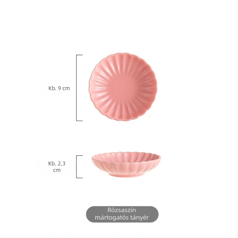 Porcelán matt bevonatú szójaszósz tál, dipek és nassolnivalók számára – otthonra és étterembe
