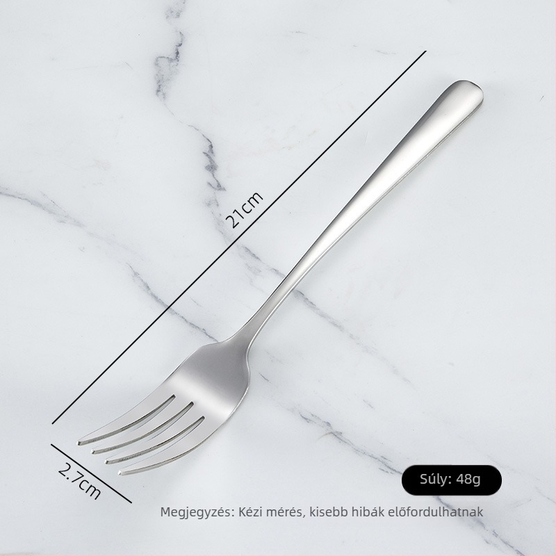 304 rozsdamentes acél steak kés, villa és kanál készlet – elegáns nyugati étkészlet