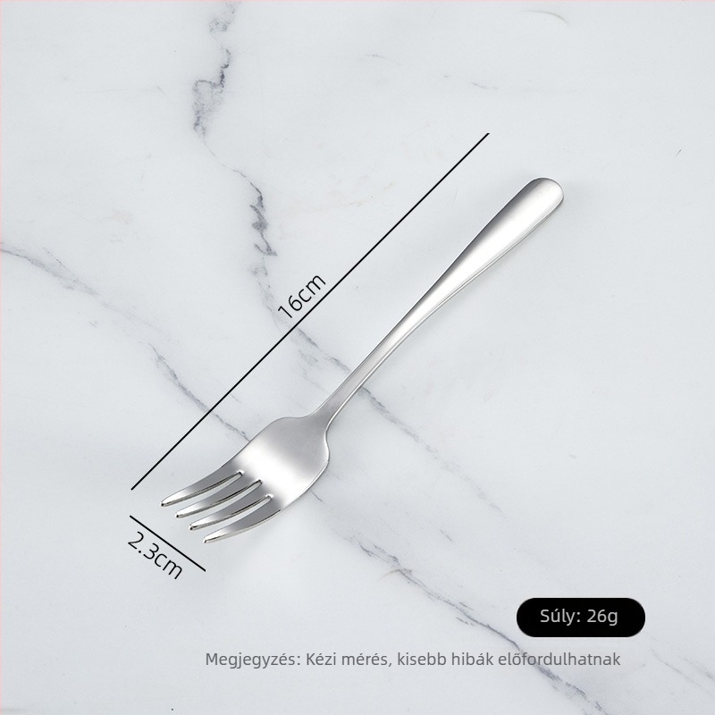 304 rozsdamentes acél steak kés, villa és kanál készlet – elegáns nyugati étkészlet