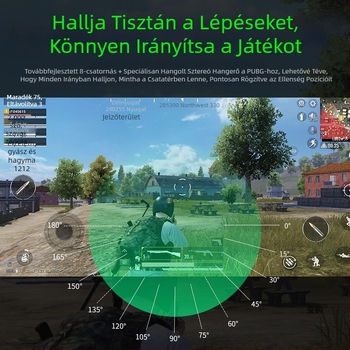 Vezetékes in-ear gaming fejhallgató Type-C csatlakozóval, zajcsökkentés, kiváló hangzás, mikrofon, kerek fülillesztékek
