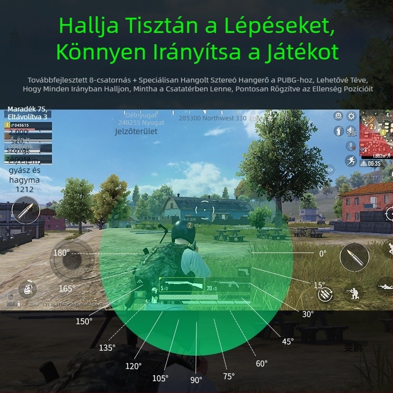 Vezetékes in-ear gaming fejhallgató Type-C csatlakozóval, zajcsökkentés, kiváló hangzás, mikrofon, kerek fülillesztékek