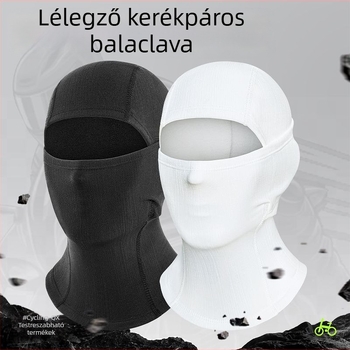 Őszi–téli kerékpáros maszk bambusz jacquard, gyorsan száradó, szélvédő nyakmelegítő, egyszínű, uniszex, sisakbelső