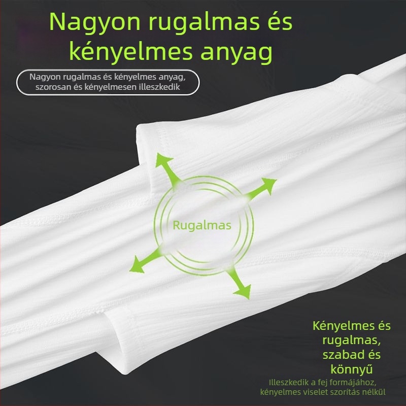 Őszi–téli kerékpáros maszk bambusz jacquard, gyorsan száradó, szélvédő nyakmelegítő, egyszínű, uniszex, sisakbelső