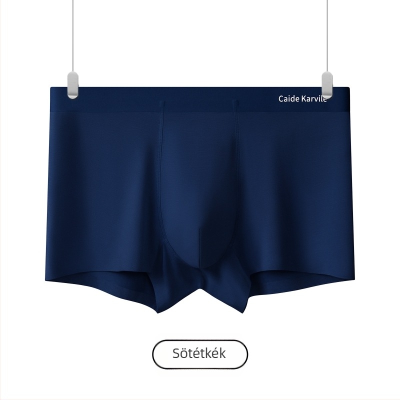 Férfi MODAL anyagú, varrat nélküli boxeralsó, antibakteriális, lélegző, puha, plusz méret