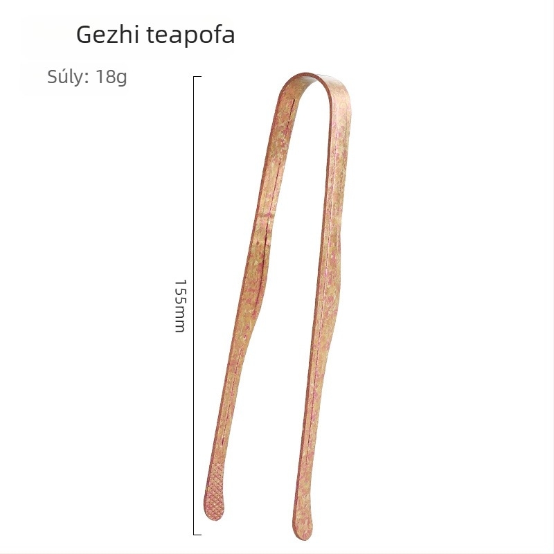 Tiszta titán teakelip Kung-Fu tea ceremóniához, vastagabb teáscsésze klip, titánból készült tea-kiegészítők, jégvirág kristályosított csipesszel, csúszásmentes klip