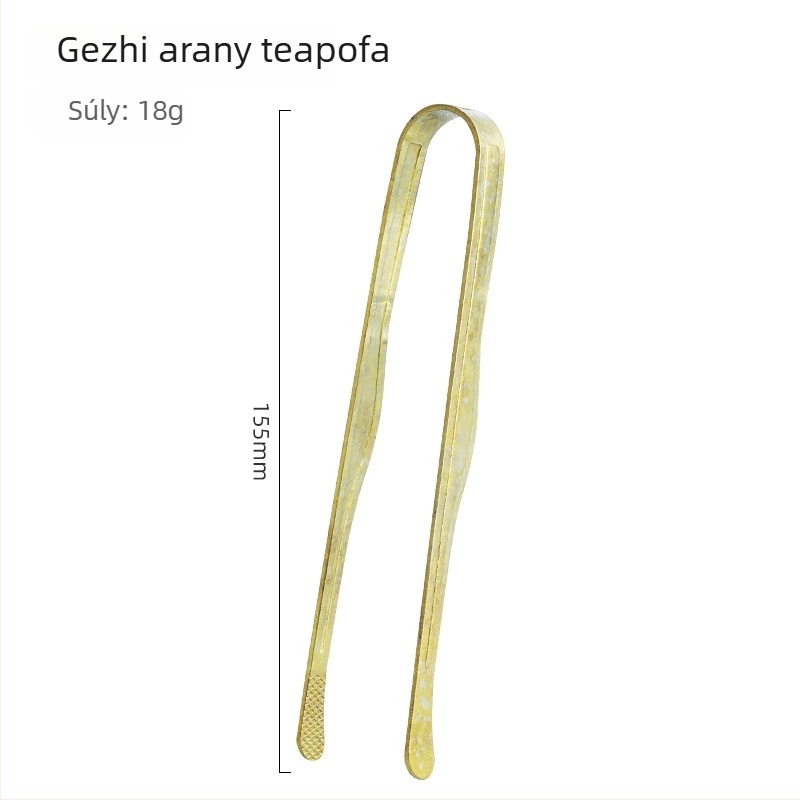 Tiszta titán teakelip Kung-Fu tea ceremóniához, vastagabb teáscsésze klip, titánból készült tea-kiegészítők, jégvirág kristályosított csipesszel, csúszásmentes klip