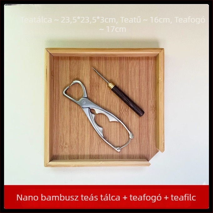 Teafogó fogó, teás kés, teakegyed nyitó, 304 rozsdamentes acél teakeksz nyitó eszköz, Pu'er teára, speciális teklip, tartós