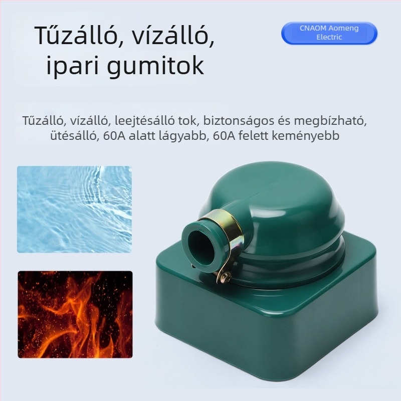 Ipari gumírozott dugaszoló és aljzat, vízálló és ütésálló, háromfázisú négyvezetékes körcsatlakozó, 16A/25A/32A/60A, 440V