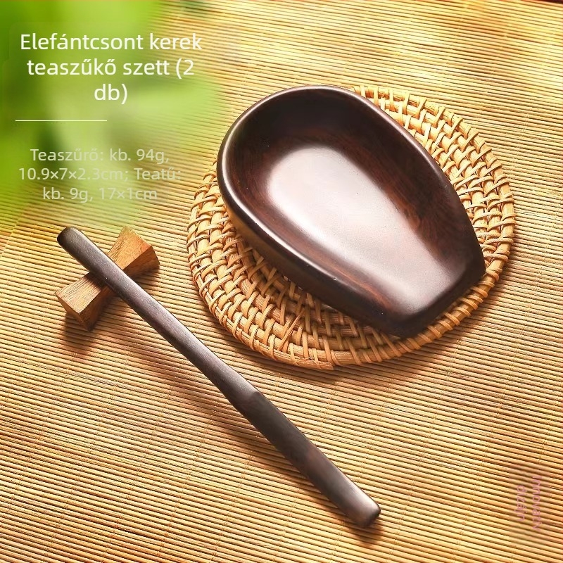 Gongfu teaceremónia eszközök Ebony fából