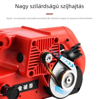 Elektromos szalagcsiszoló, hordozható mini ipari tank-stílusú szalagcsiszoló, fa- és fémhasználatra
