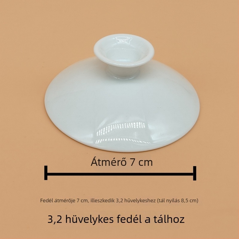 Fehér porcelán Kung Fu teázsset nagy fedeles tálca – kerámia háromrészes teás tál otthoni használatra