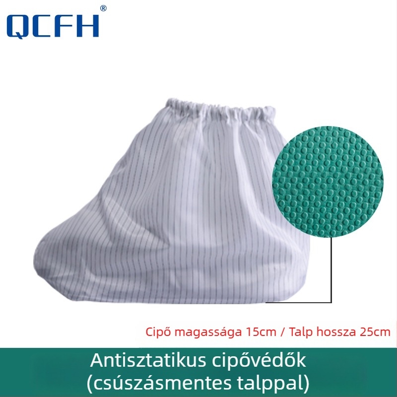 Antisztatikus cipővédő, mosható, pormentes beltéri terekhez, uniszex, méretek 35–46