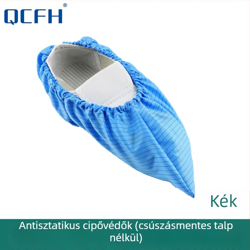 Antisztatikus cipővédő, mosható, pormentes beltéri terekhez, uniszex, méretek 35–46