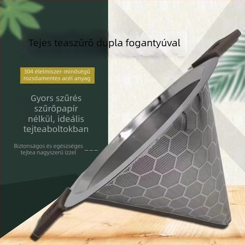 Kónikus teafilter tealevél-szűrővel és kávé szűrő hálóval, új kínai stílusú tea-víz elválasztás, nagy kapacitás otthoni Gongfu tea