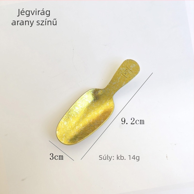 Tiszta titán kristályos teáskanál – tealevélhez, tejporhoz és kávéhoz, teáskészlet kiegészítő