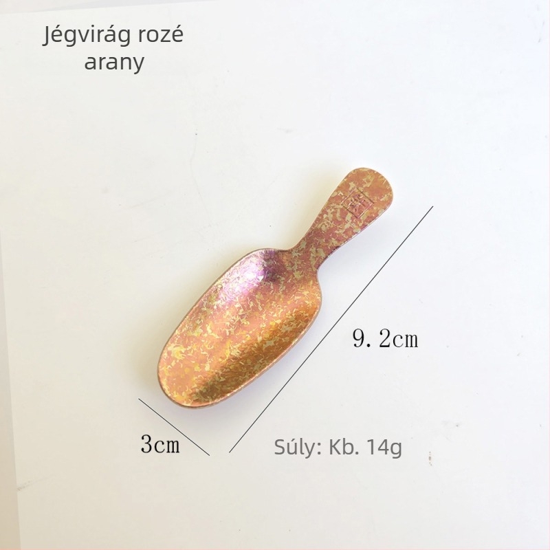 Tiszta titán kristályos teáskanál – tealevélhez, tejporhoz és kávéhoz, teáskészlet kiegészítő