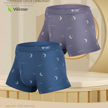 Weidelong férfi modal boxeralsók, légáteresztő és puha, 2 darabos készlet