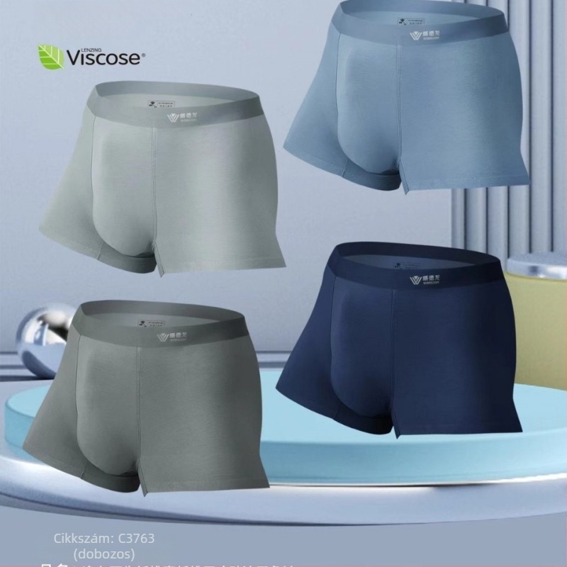 Weidelong férfi modal boxeralsók, légáteresztő és puha, 2 darabos készlet