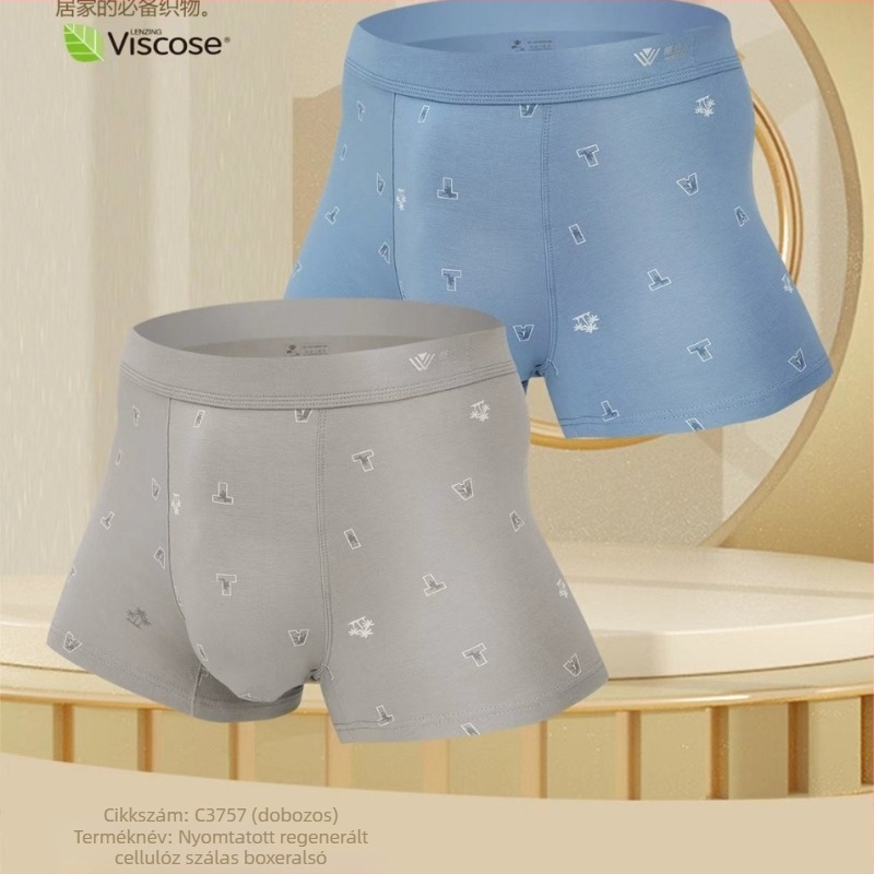 Weidelong férfi modal boxeralsók, légáteresztő és puha, 2 darabos készlet