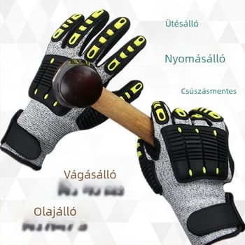 Dyneema biztonsági munkakesztyűk: vágásállóság, csúszásmentes, ütközésállóság, ütéscsillapítás és kopásállóság