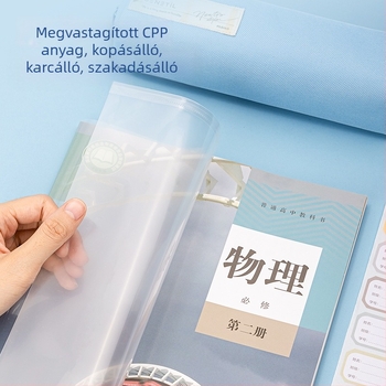 Deli Könyvborító VM102/VM103 70602S/70603S Vízálló Átlátszó Sablált PP Borító