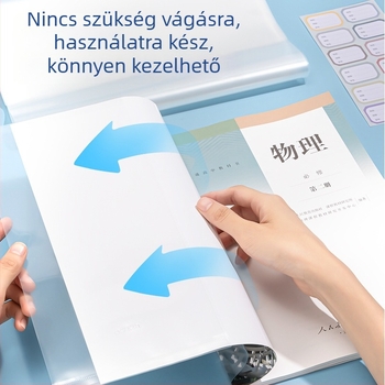 Deli Könyvborító VM102/VM103 70602S/70603S Vízálló Átlátszó Sablált PP Borító