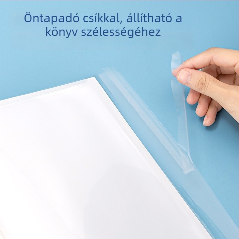 Deli Könyvborító VM102/VM103 70602S/70603S Vízálló Átlátszó Sablált PP Borító