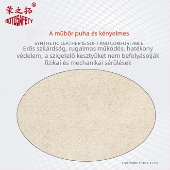Szigetelt bőr védőkesztyű élő elektromos munkákhoz – vágásálló, áthatolás elleni, kopásálló, lélegző