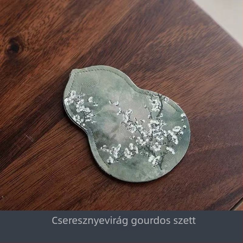 Kínai stílusú bojtos teás olló rozsdamentes acélból – teaceremónia kiegészítők