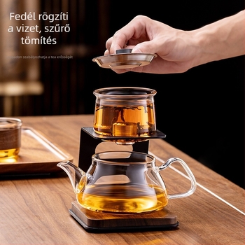 Mágneses teainfúzor egyszerű főzéshez, teavíz elválasztás egy érintéssel, magas minőségű teaeszköz új kínai stílusban