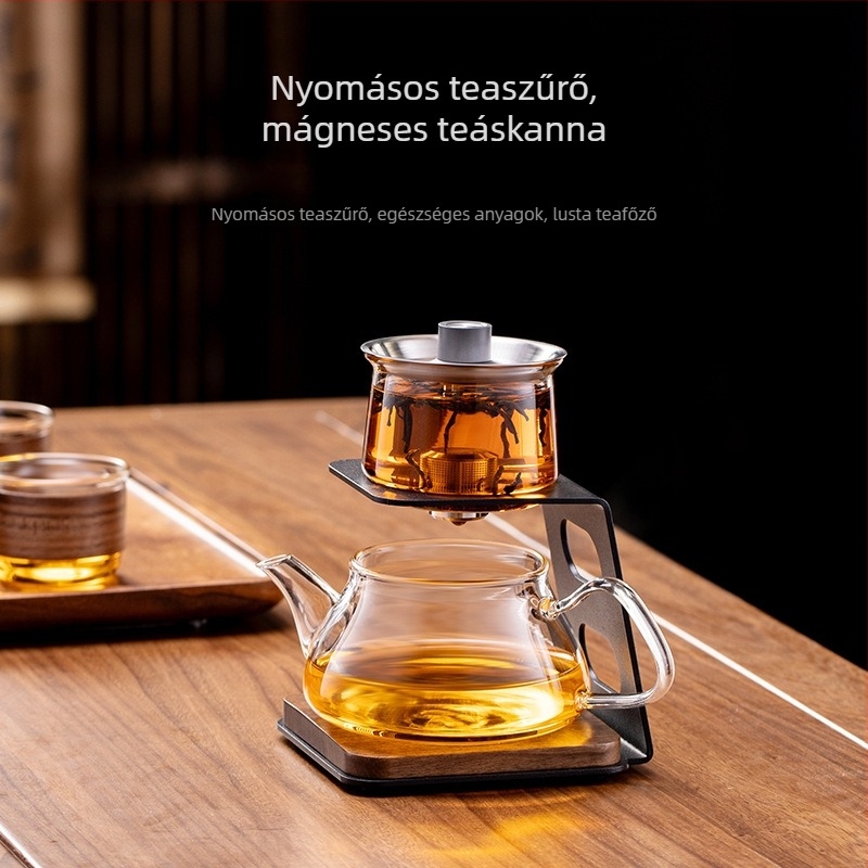 Mágneses teainfúzor egyszerű főzéshez, teavíz elválasztás egy érintéssel, magas minőségű teaeszköz új kínai stílusban