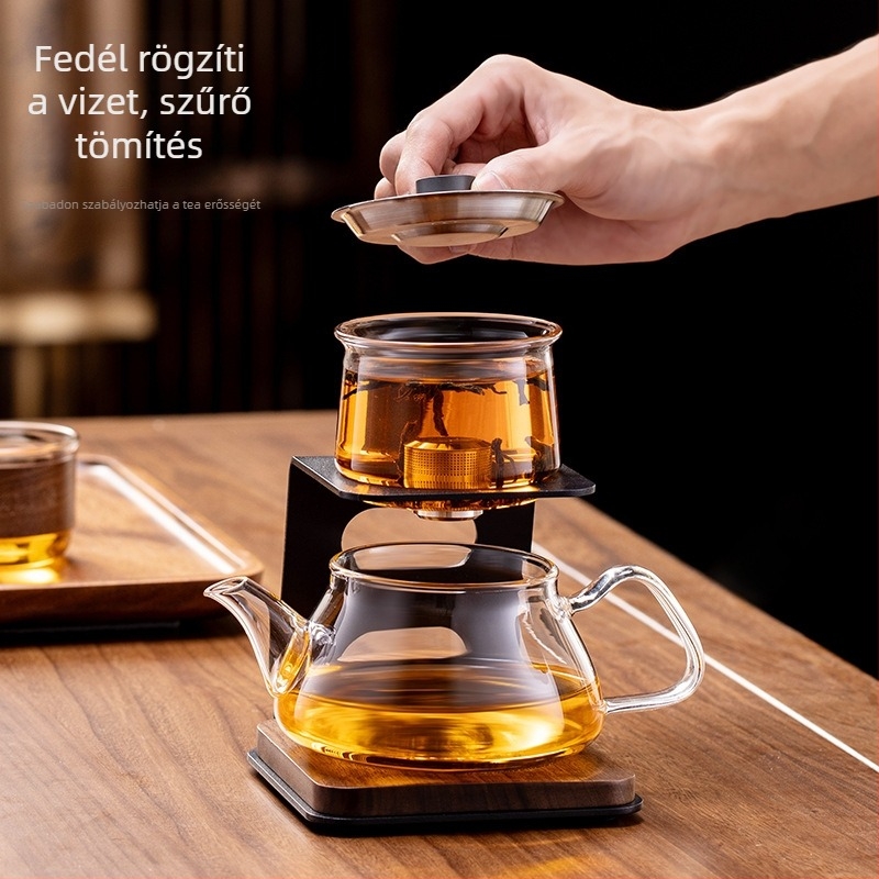Mágneses teainfúzor egyszerű főzéshez, teavíz elválasztás egy érintéssel, magas minőségű teaeszköz új kínai stílusban