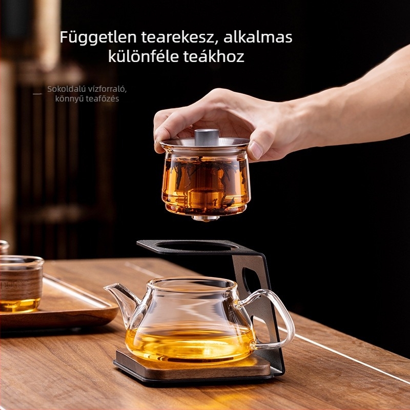 Mágneses teainfúzor egyszerű főzéshez, teavíz elválasztás egy érintéssel, magas minőségű teaeszköz új kínai stílusban