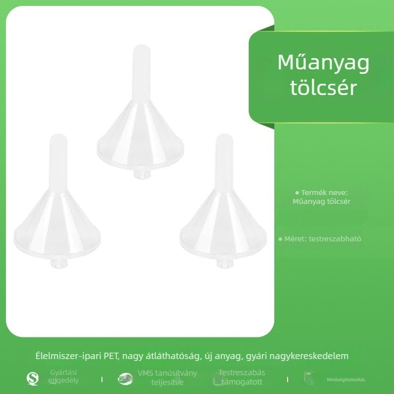 60 ml átlátszó négyszögletes PET italosüveg lopás elleni kupakkal