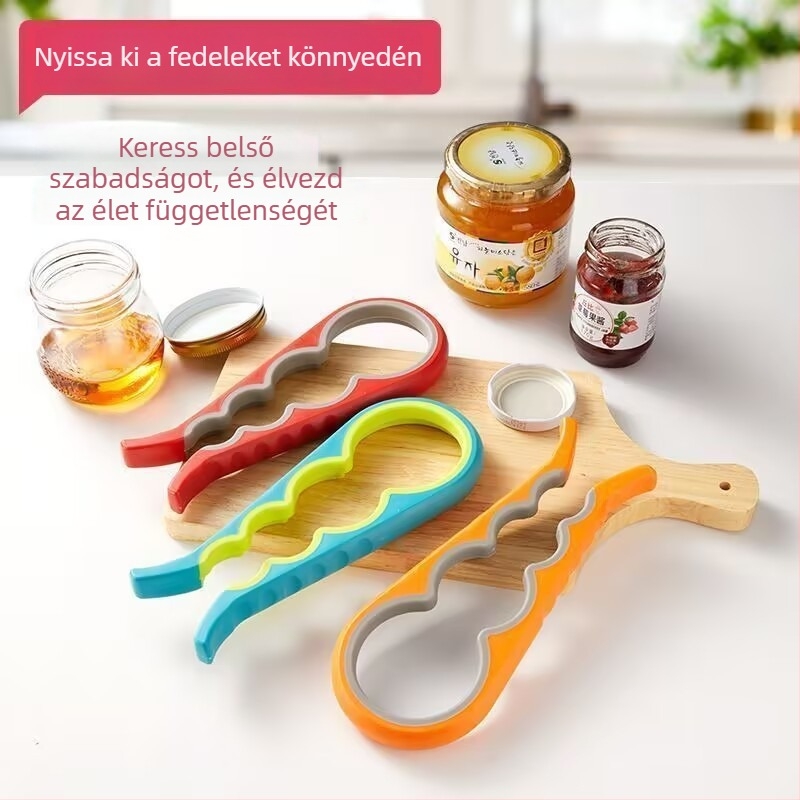 Konyhai négy az egyben konzerv- és üvegnyitó
