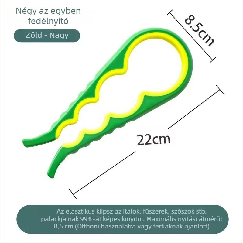 Konyhai négy az egyben konzerv- és üvegnyitó