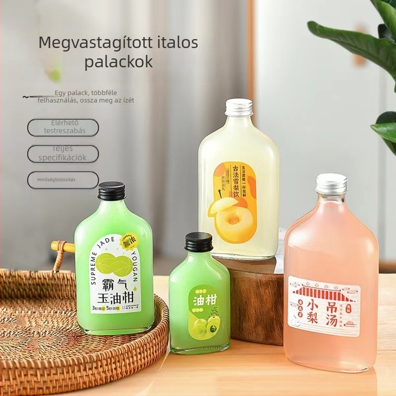 500 ml Yangmei gyümölcsvin üres, zárt üveg, logónyomtatás elérhető