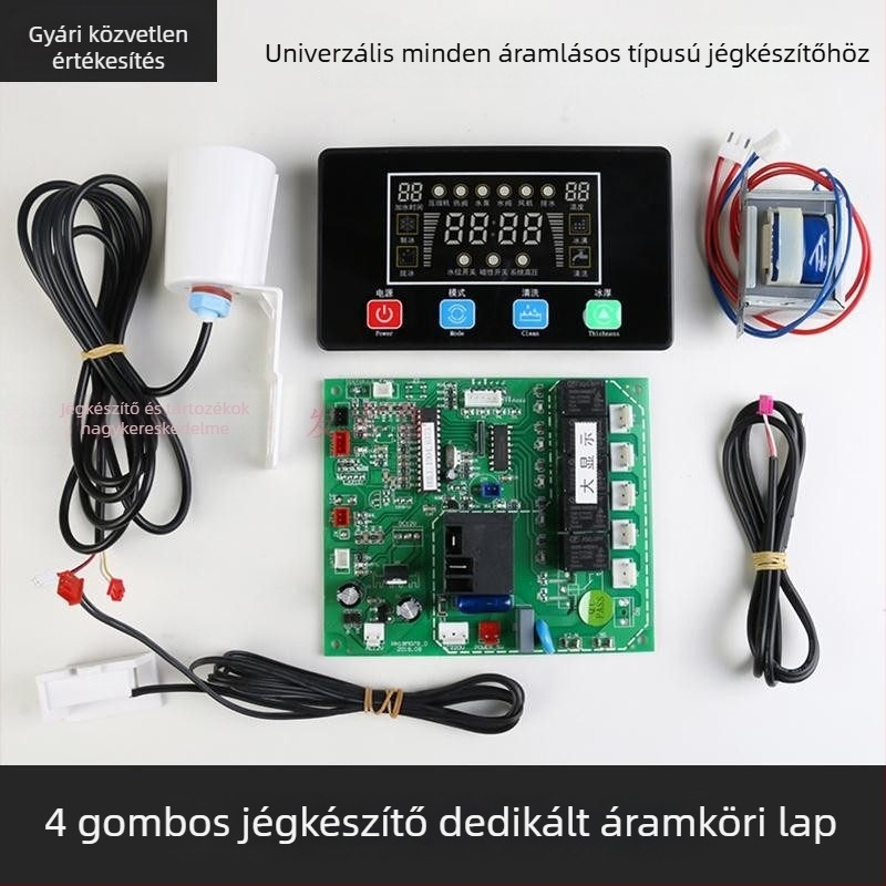 Universális vezérlőpanel jégkészítőhöz, nagy kijelzővel