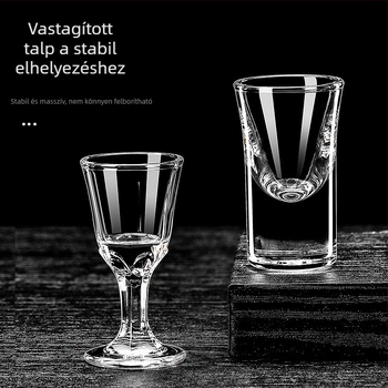 Bor- és szesz kiadagoló készlet, 6 decanterrel és 6 vastag talpú pohárral, törésálló, cateringhez