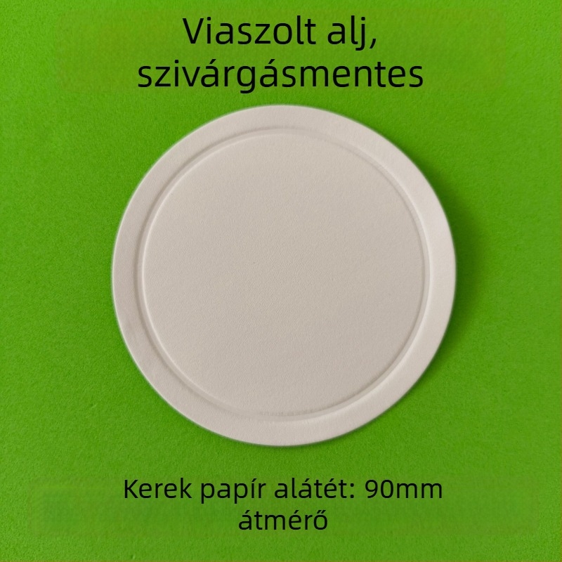 Prémium poháralátétek szállodákhoz és bárokhoz, nedvszívó papírból, egyszer használatos